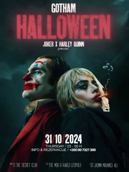 GOTHAM HALLOWEEN JOKER X HARLEY QUINN PRIV