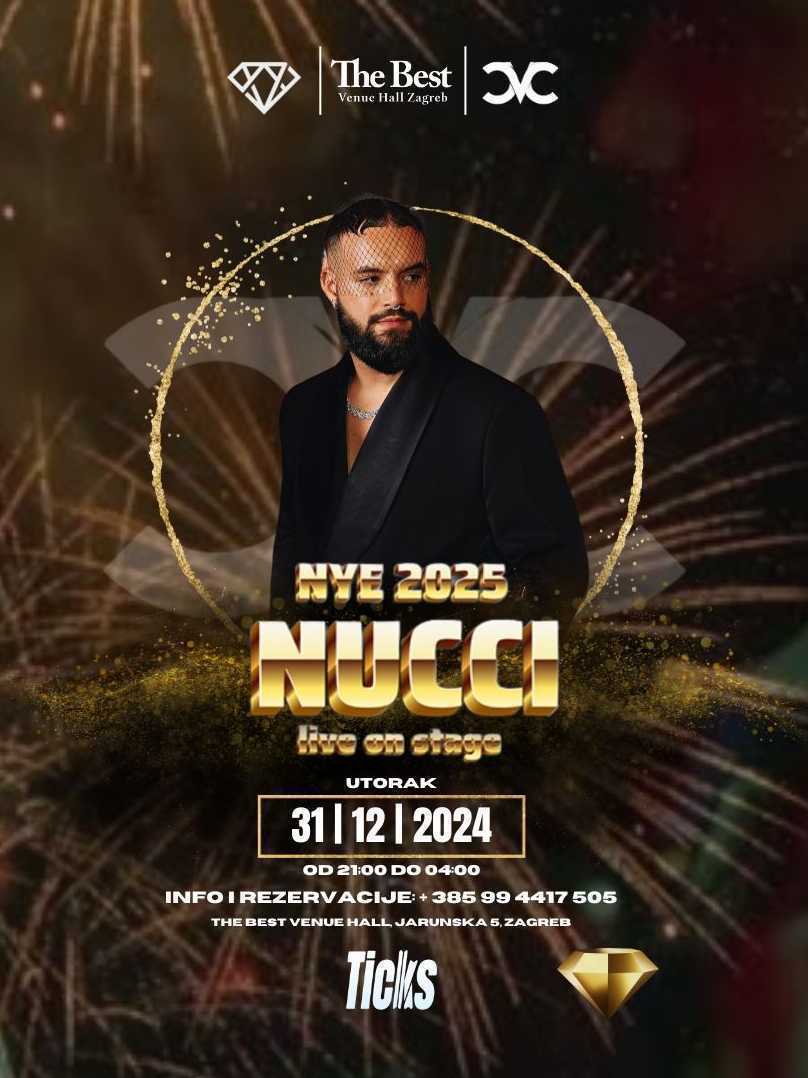 NUCCI @ NYE 2025 - THE BEST VENUE HALL